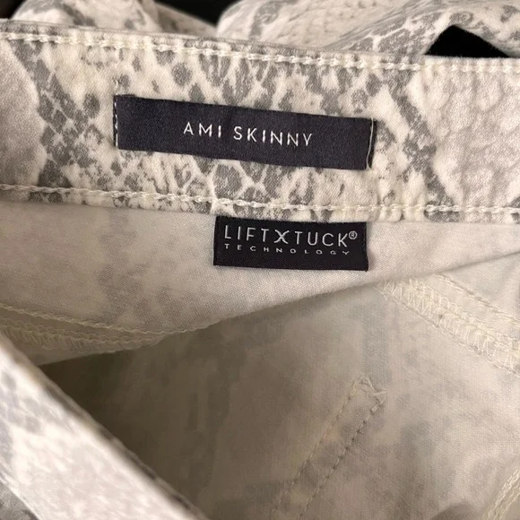 NYDJ Ami Skinny Snake Print Jean Size 8 - Picture 9 of 12